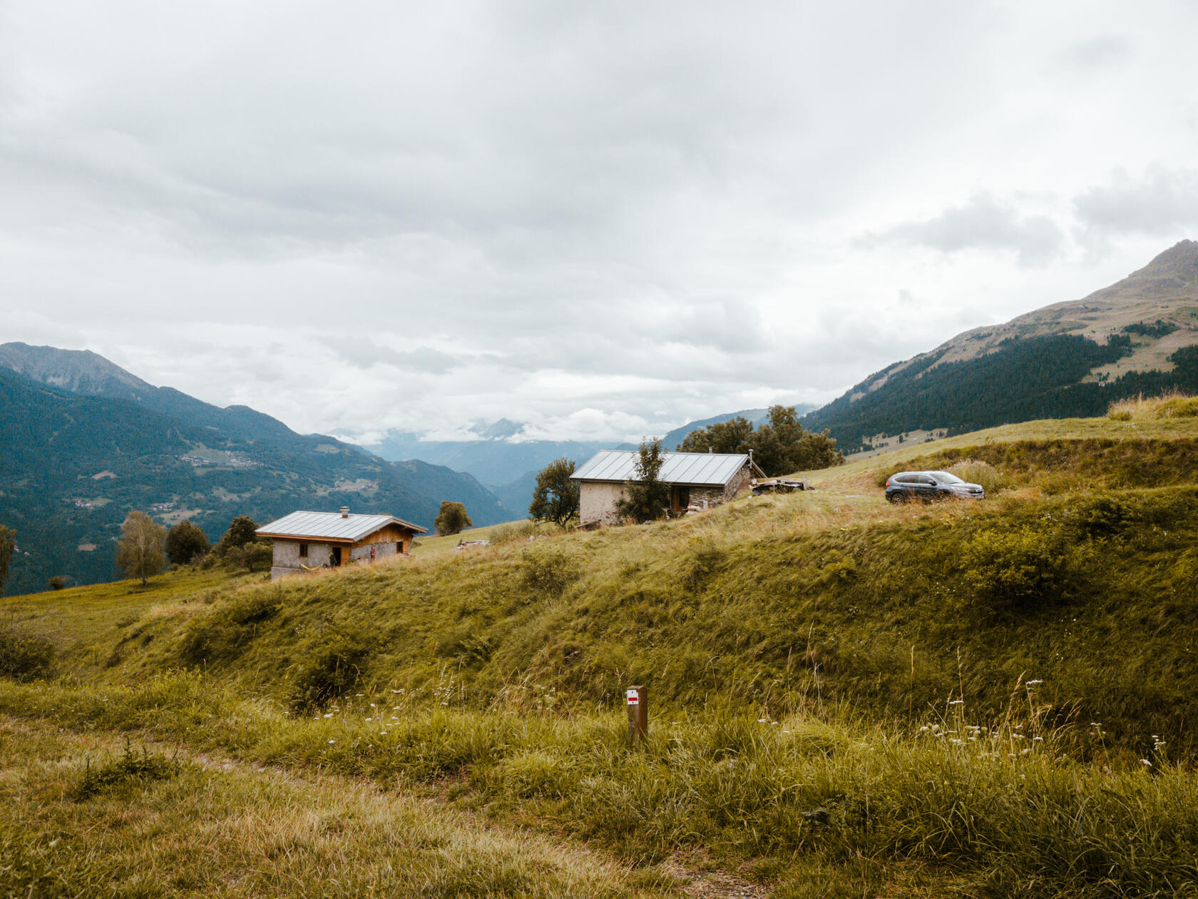Lodge Houses in the Alps